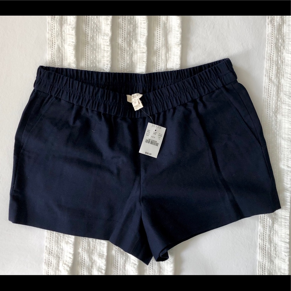 Never worn, navy JCrew boardwalk shorts! Size 10